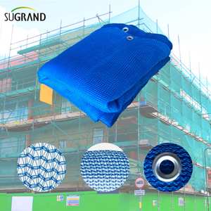 Plasa pentru schele pentru constructii HDPE Plasa de siguranta albastra pentru constructii 