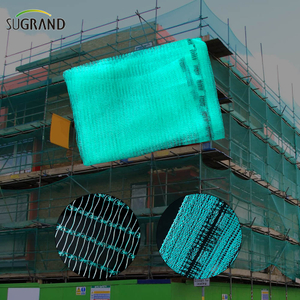 Plasă pentru schele de construcții verde de 2,5 m 50G Plasă de siguranță pentru resturi